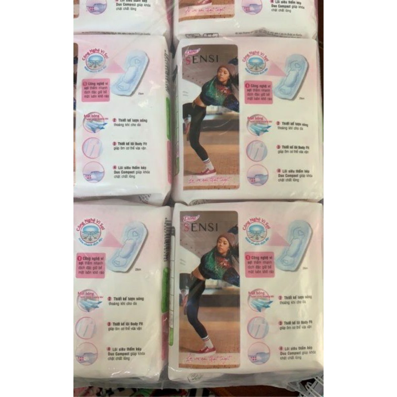 Bịch 6 Gói Băng Vệ Sinh Diana SENSI Mẫu Mới