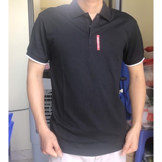 Áo phông nam Lining có cổ - Chất vải gai