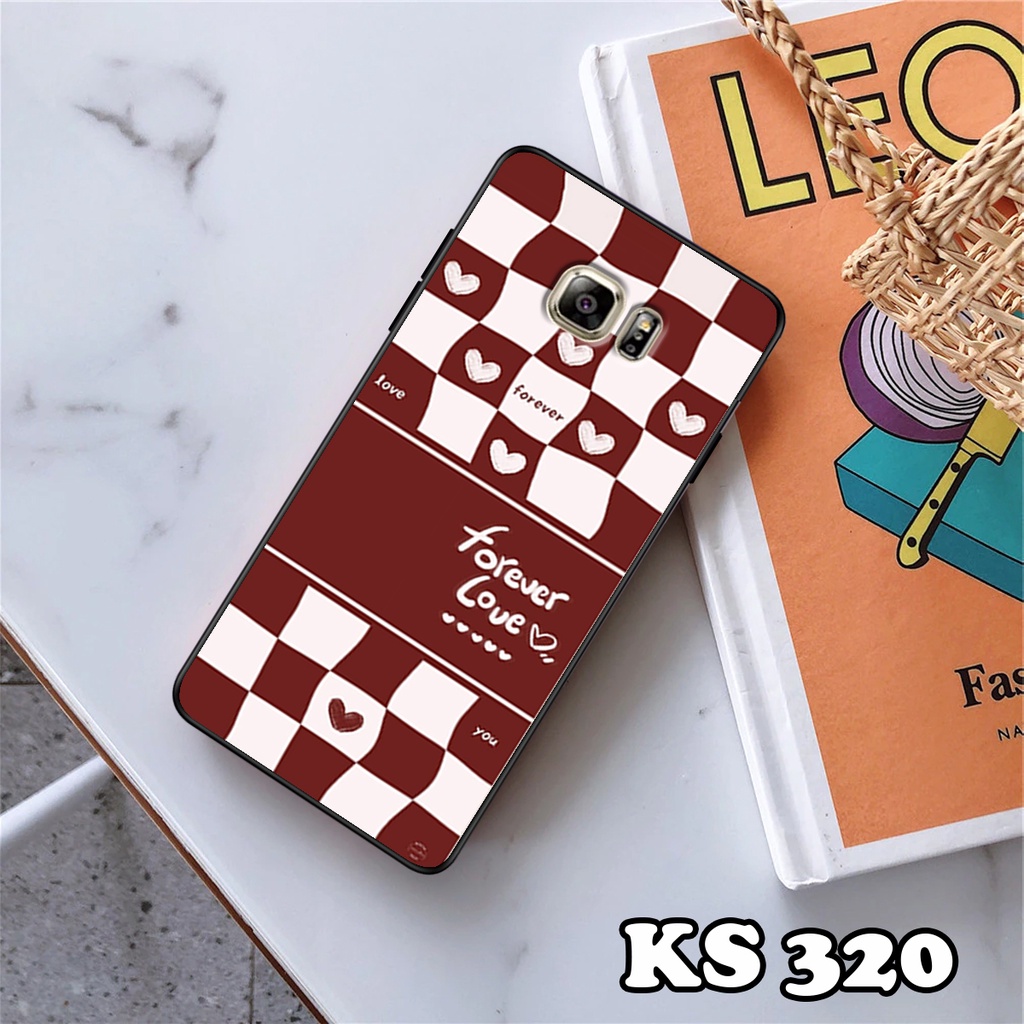 Ốp lưng Samsung S7 - Samsung S7 Edge - Ốp in hình họa tiết caro - Chất liệu TPU siêu bền, sang trọng