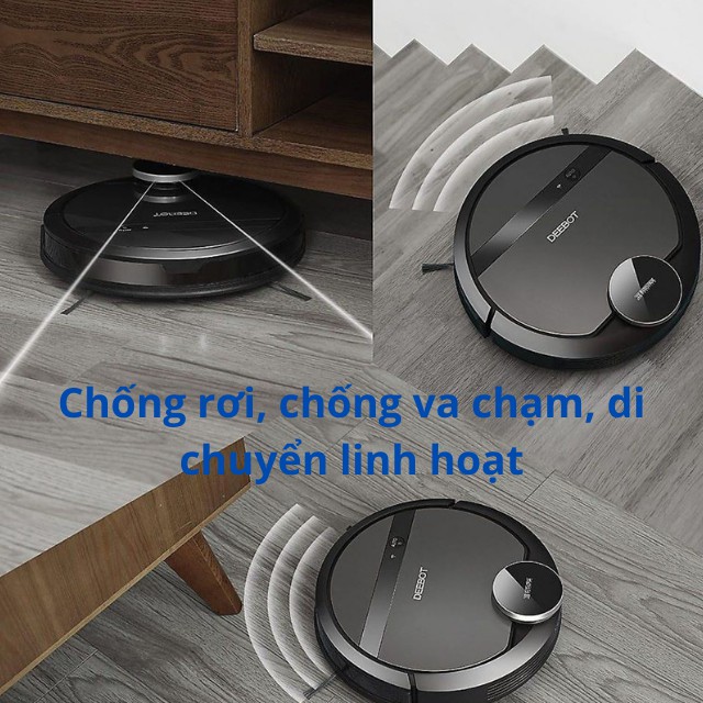 [ HÀNG ĐẸP ] Robot Hút Bụi Lau Nhà Ecovacs DE53- DE55 Hàng Trưng Bày-Thava Shop