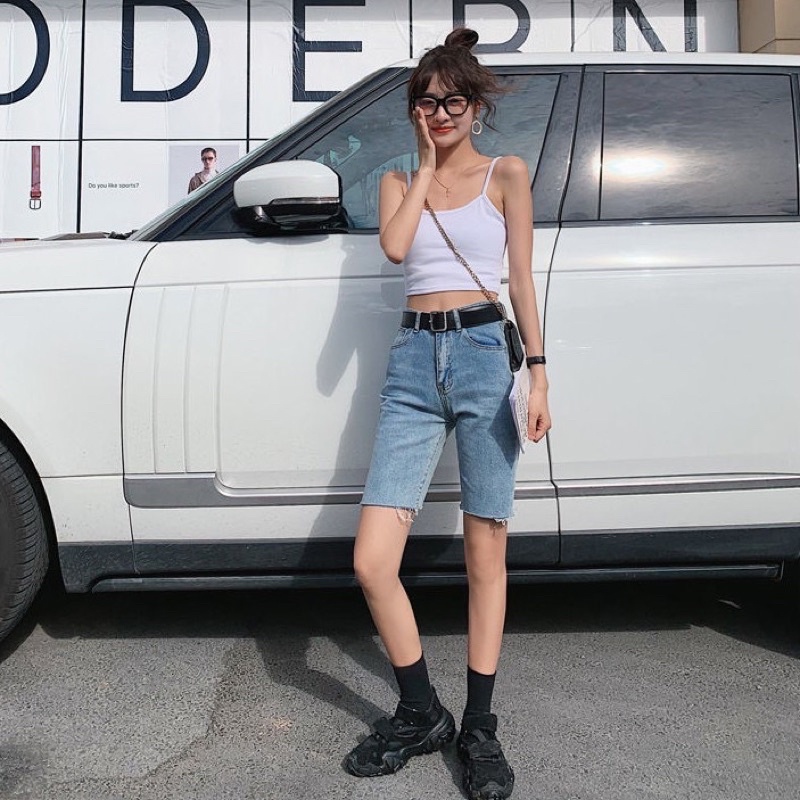 ÁO CROPTOP HAI DÂY MÙA HÈ NĂNG ĐỘNG