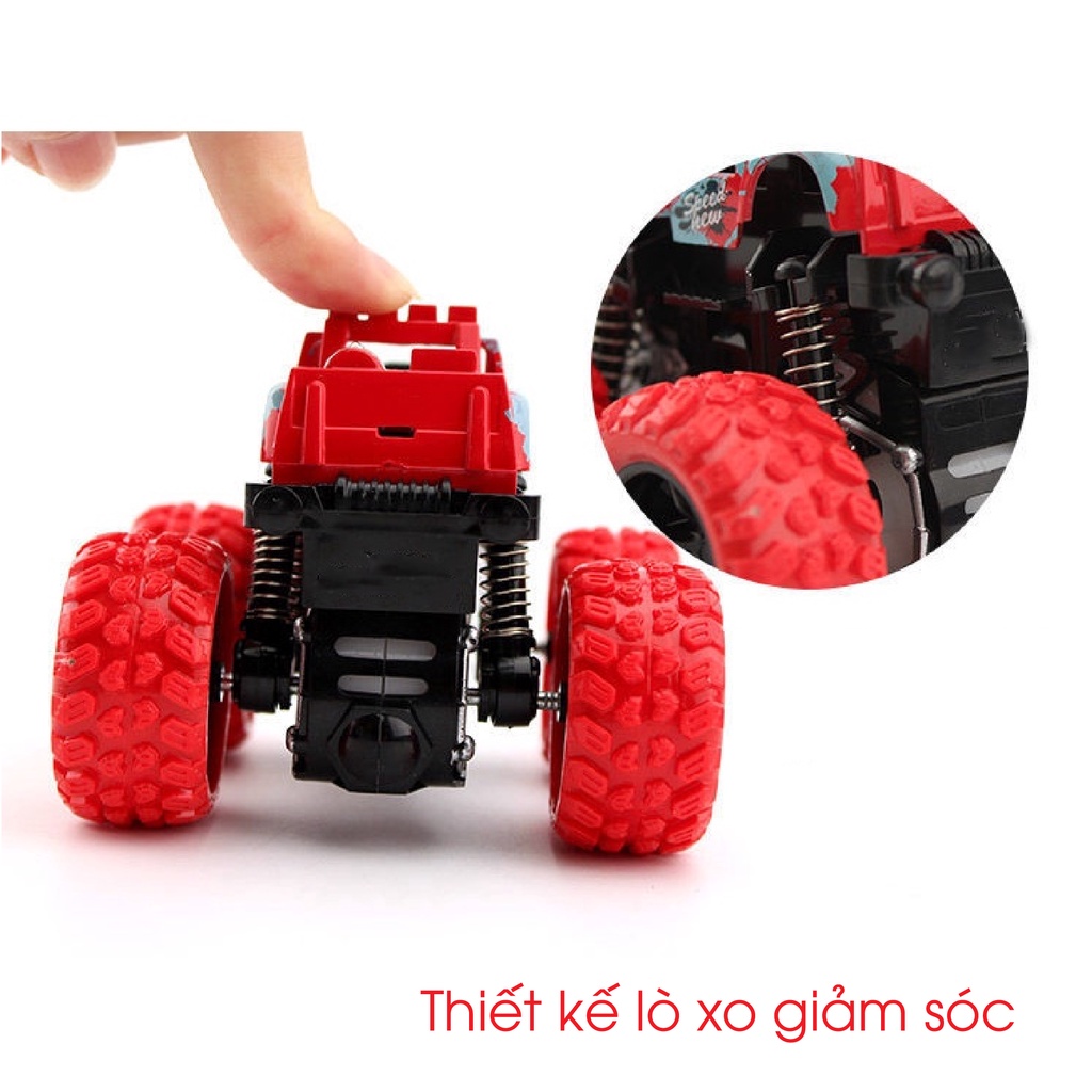 Xe ôtô, Xe Địa Hình Đồ Chơi Quán Tính, Bánh Đà Cho Bé Nhiều Màu Sắc, Chất Liệu Nhựa An Toàn
