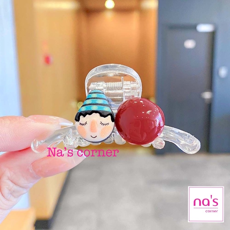 Kẹp gấp gắp tóc kẹp càng cua 8 răng ngộ nghĩnh