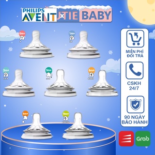 Núm ti Avent Natural cổ rộng, đủ size 0 - Y
