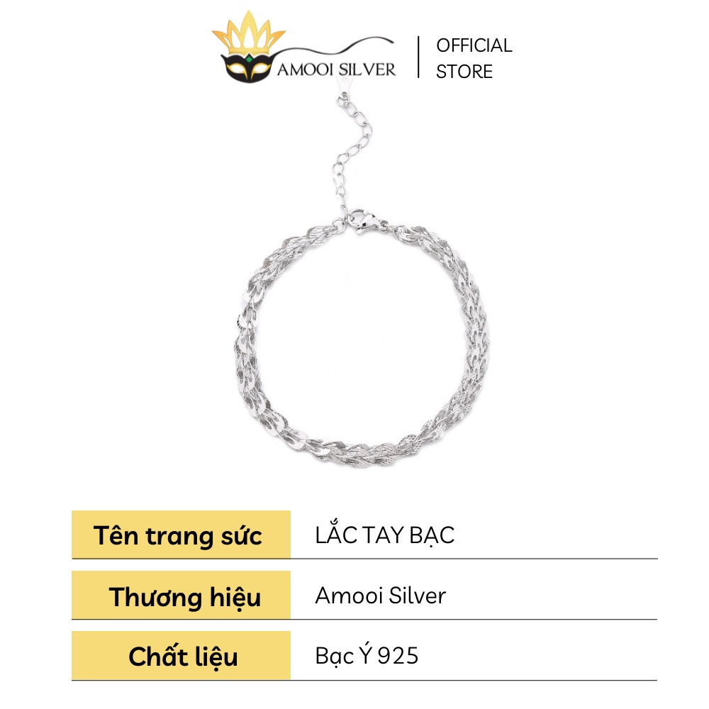 Lắc tay bạc S925 đuôi phụng - Amooi Silver AT76