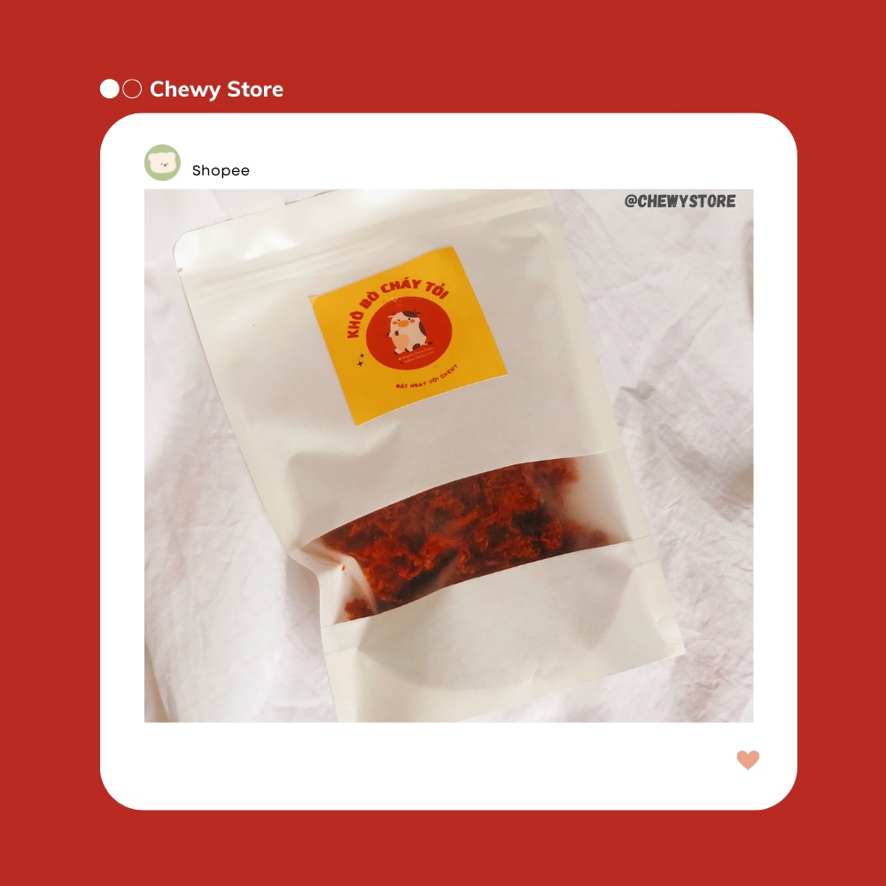 250gr Khô bò xé sợi Chewyfoods - Khô bò cay | BigBuy360 - bigbuy360.vn
