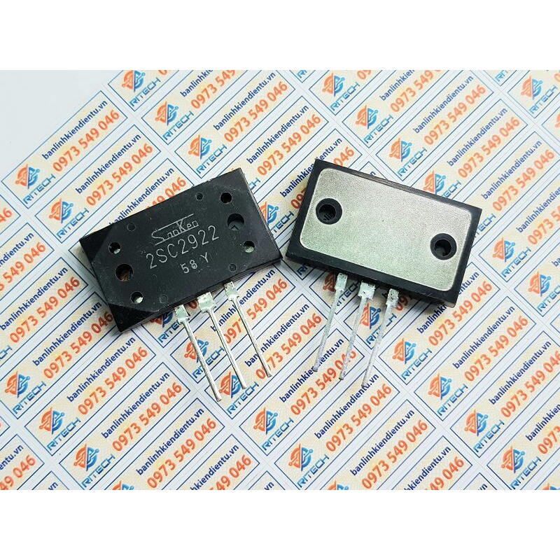 2SC2922, C2922 Transistor NPN 17A-180V ZIP-3