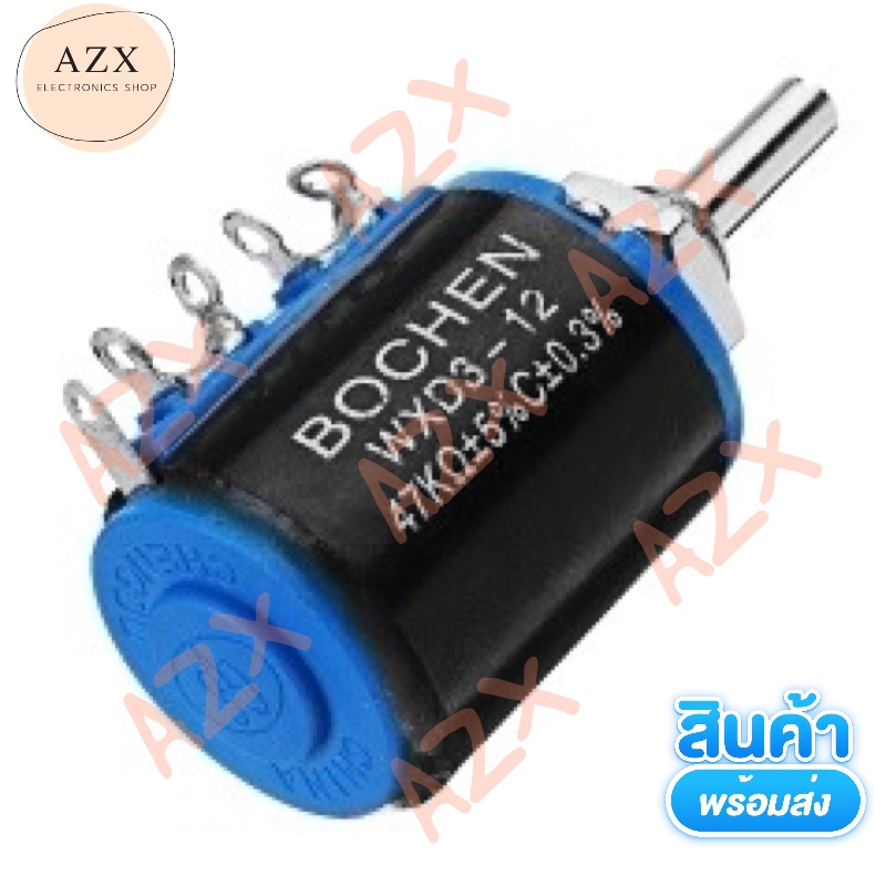  WXD3-12-2W 1k 10k Đồng hồ đo chính xác đa trục trượt 2W cuộn dây 1k 10k Cw0x