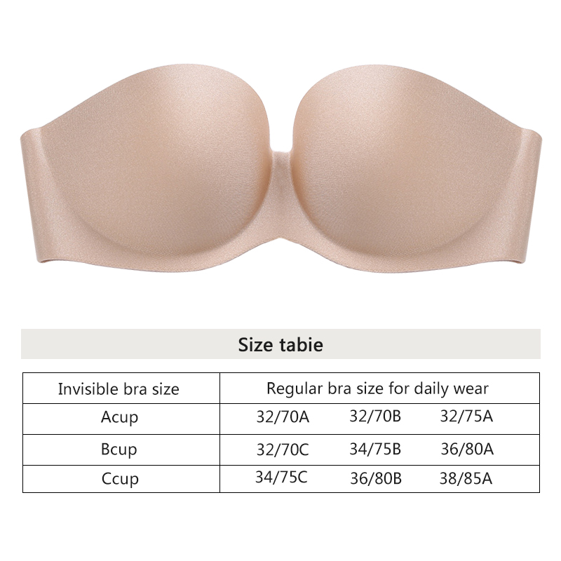 Áo Ngực Không Dây Thiết Kế Đơn Giản Thời Trang Nữ