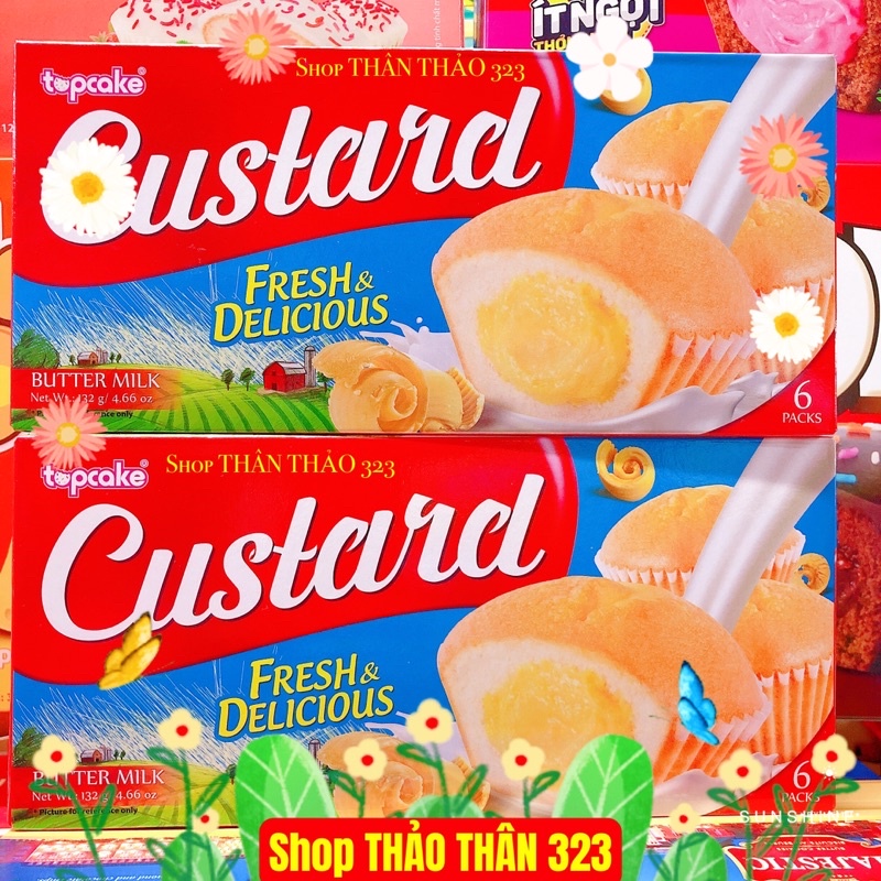 Sale 40% -Bánh Cupcake cao cấp TOPPY ONE Ít Ngọt hiệu Topcake