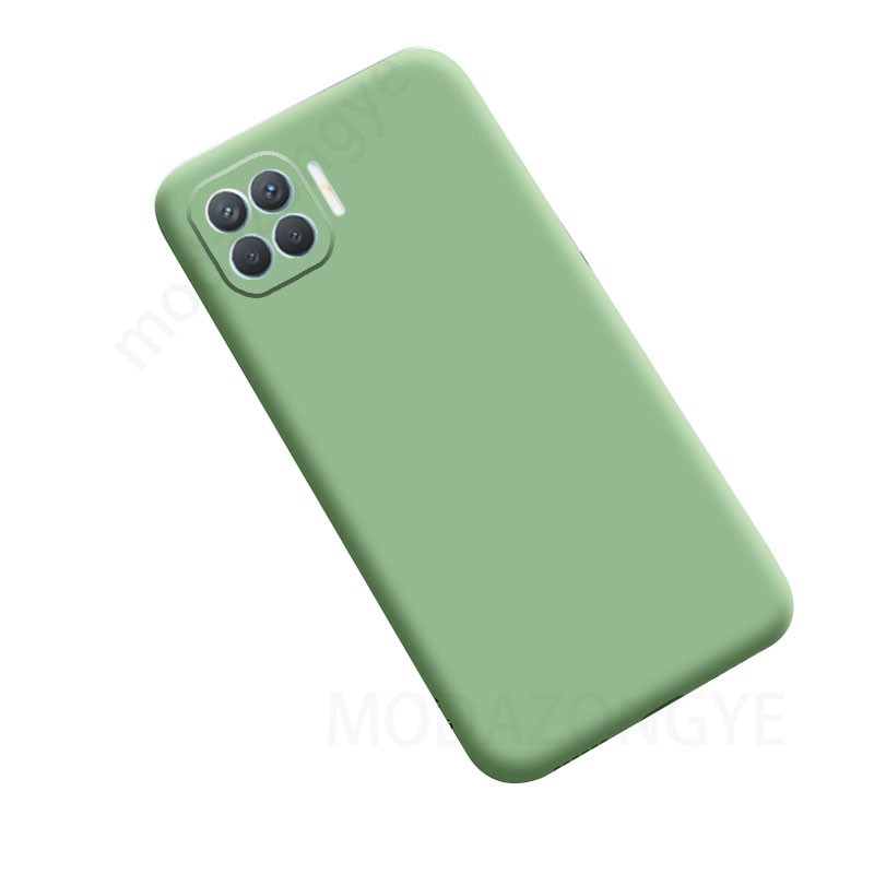 Ốp lưng silicone màu trơn kiểu dáng đơn giản thời trang cho Oppo A93