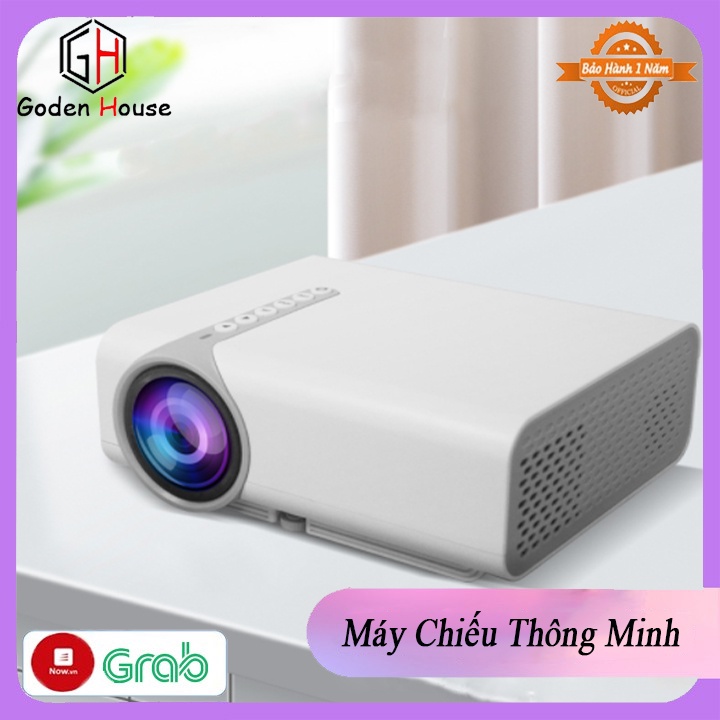 Máy Chiếu Mini Full HD, Độ Sáng Cao Kết Nối Điện Thoại, Pc, Laptop, Ipad.