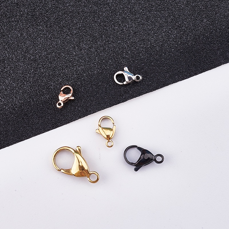 Set 5-20 móc khóa càng cua bằng thép không gỉ 304 làm đồ trang sức thủ công