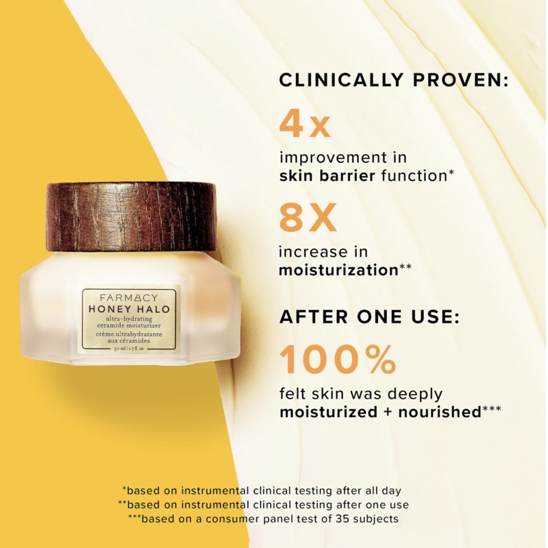 Kem dưỡng ẩm Farmacy Honey Halo Ultra-Hydrating Ceramide Moisturizer