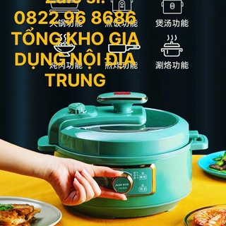 Kho sỉ sll tại Lào cai zalo 0822968686 NỒI ÁP SUẤT ĐA NĂNG AUX NỘI ĐỊA TRUNG 2 VUNG