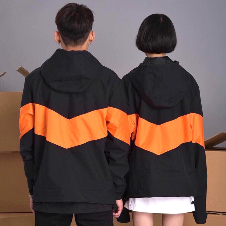 [ Freeship ] Áo Khoác Dù Unisex CHỮ V [ 2 MÀU]