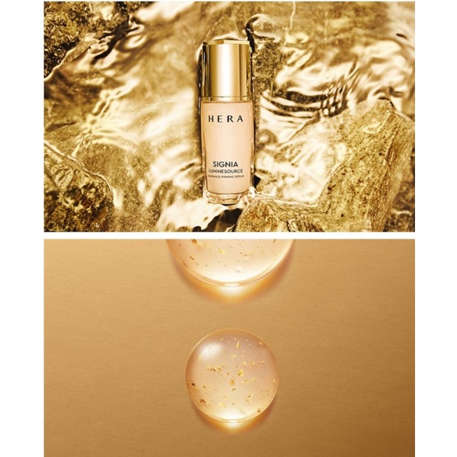 Date 2025 7ml Hera signia luminesource radiant ampoule huyết thanh tinh chất nâng cơ giảm nhăn chống lão