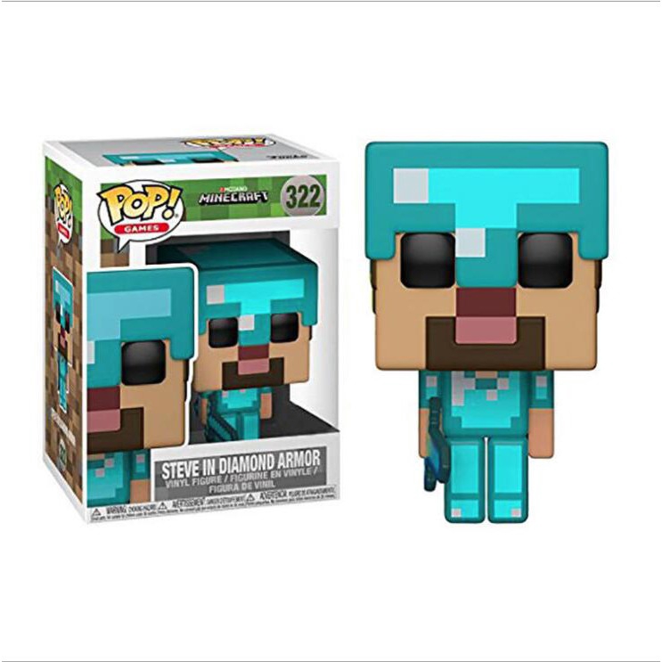 [SPOT] Trò chơi trẻ em Đồ chơi Minecraft Funko Pop Creeper Bà Steve's Hình trang trí nhà Mô hình Đồ chơi của tôi Thế giới trẻ em