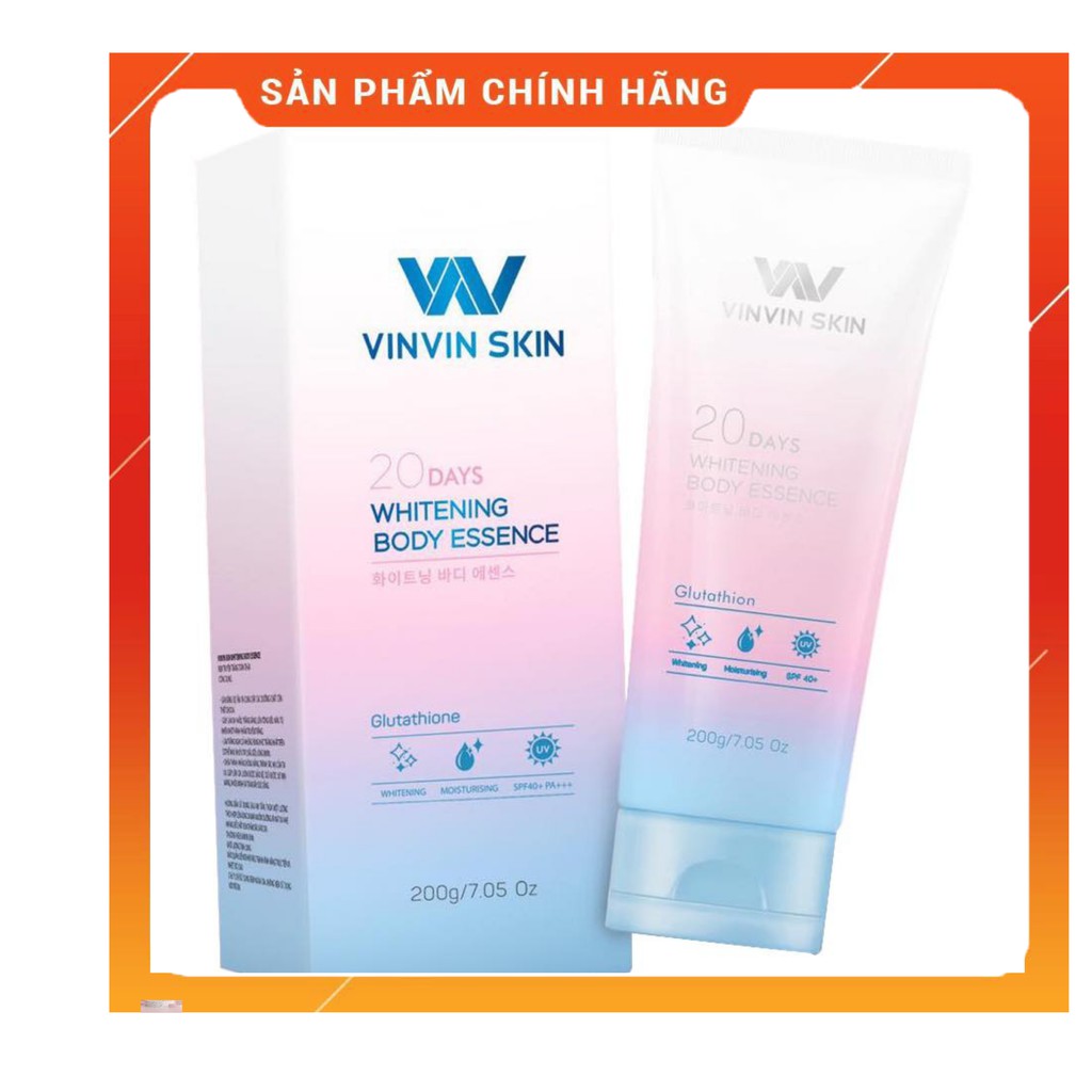 (CHÍNH HÃNG )Combo truyền trắng body 20 ngày sữa tắm + kem body vinvin skin | BigBuy360 - bigbuy360.vn