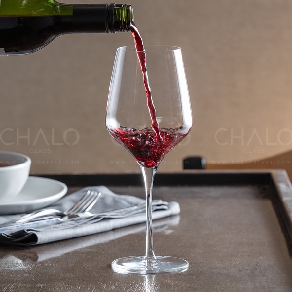 [Made in USA] Ly rượu vang thuỷ tinh Libbey Master's Reserve Prism 237ml ~ 473ml - 9332 - 9322 - 9323