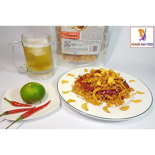 Khô gà bơ tỏi thơm ngon đặ biệt loại ngon, 1KG| KingFood - Thế Giới Đồ Ăn Vặt - Đồ Ăn Vặt Hà Nội