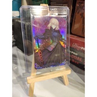 Thẻ bài bánh xốp Fate Grand Order FGO Saber Artoria Pendragon Alter SP - Super Rare - Tặng bọc bài nhựa bảo quản
