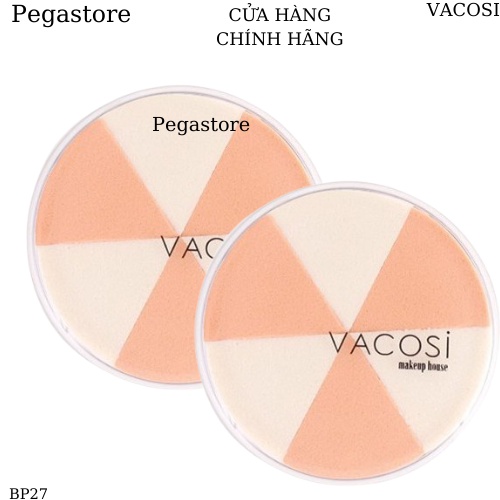 Bông ướt tam giác vuông vacosi - mút trang điểm BP27