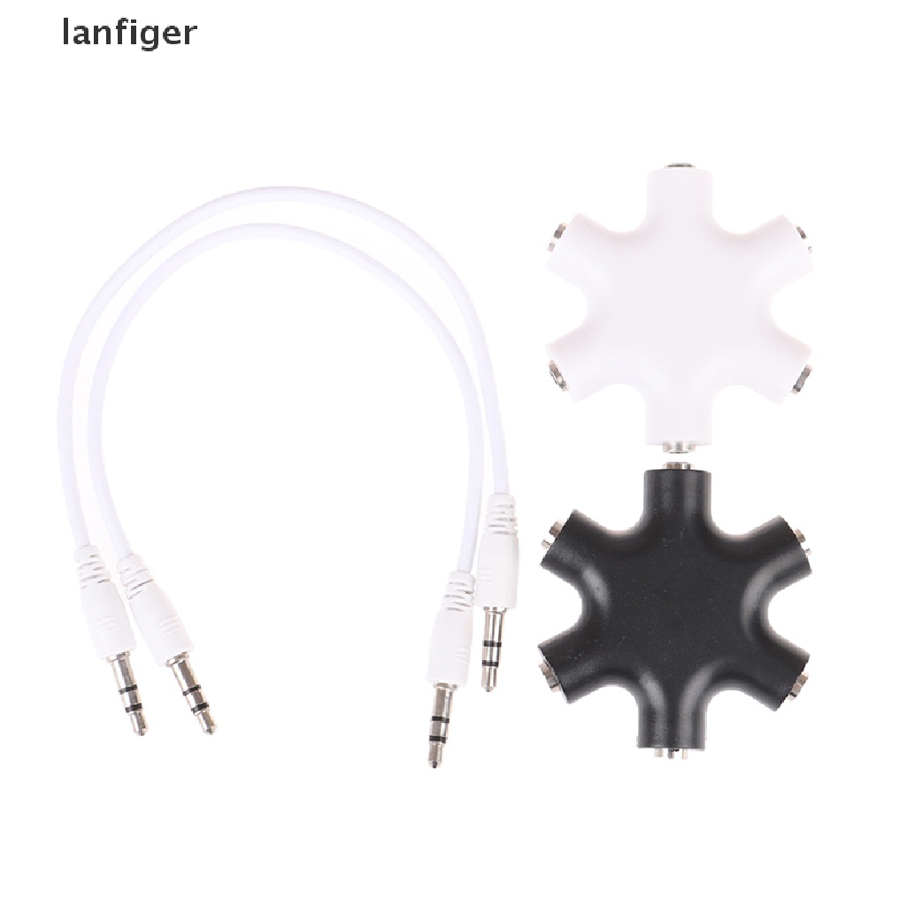 Dây Cáp Âm Thanh Chia Nhiều Cổng 6 * 3.5mm