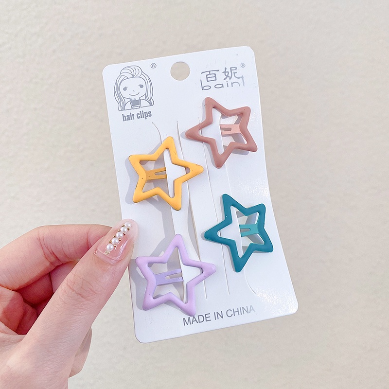 Kẹp Tóc Cỡ Nhỏ Họa Tiết Hoạt Hình Dễ Thương Cho Bé Gái