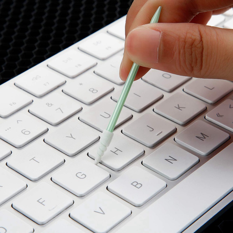 Set 200 Que Bông Cotton Dùng Để Vệ Sinh Ống Kính Máy In