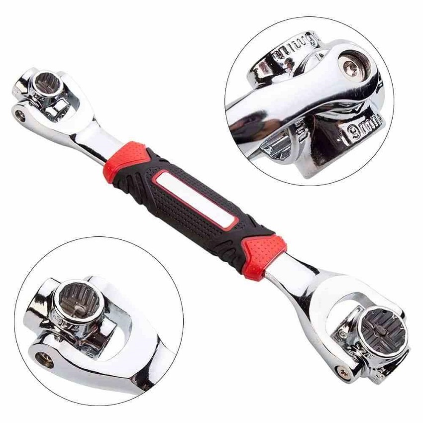 Dụng Cụ Cờ Lê Sữa Chữa Đa Năng Universal Wrench 48 In 1,vặn được 8 loại ốc khác nhau thay thế 4 chiếc cờ lê bình thường