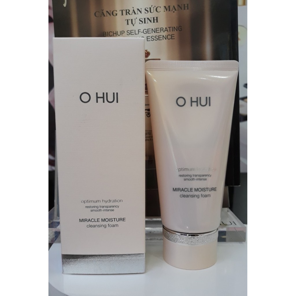 [𝔅𝔢𝔢❅] Sữa rửa mặt trắng da OHUI Extreme Bright Cleansing Foam 160ml [𝔅𝔢𝔢❅]