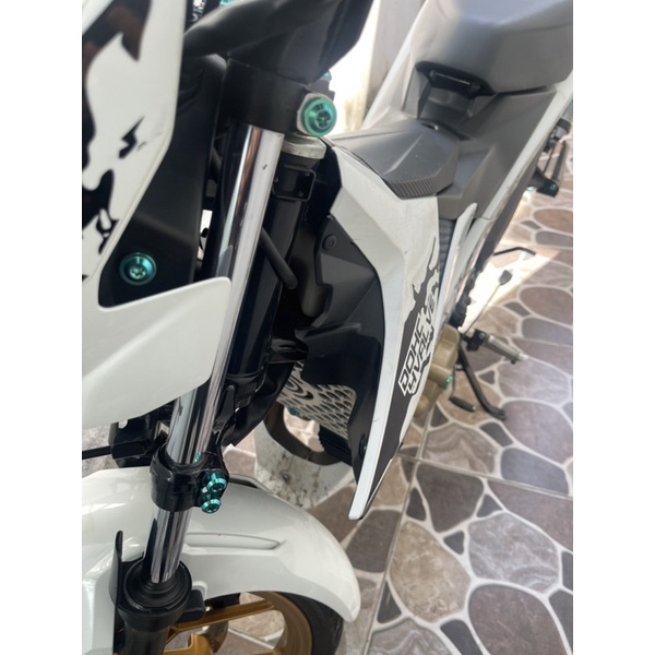 Combo 6 ốc titan gắn ty phuộc trước raider , satria , sonic đủ màu siêu đẹp