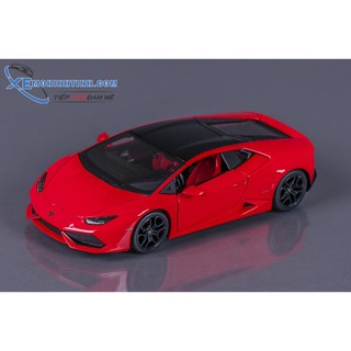Xe Mô Hình Lamborghini Huracan 1:24 Maisto (Đỏ)