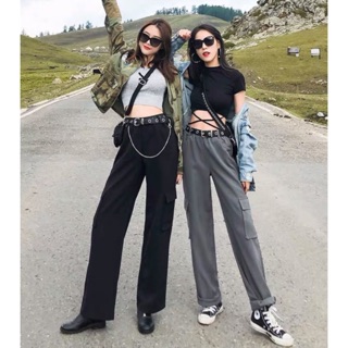 [ORDER+ẢNH THẬT] Quần jogger ống rộng xuông ulzzang túi hộp dày dặn