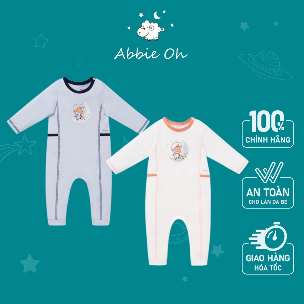 Bộ Quần Áo Liền Dài In Cáo Du Hành Cho Bé | 0 - 12 Tháng | Abbieoh | BD374 AW21