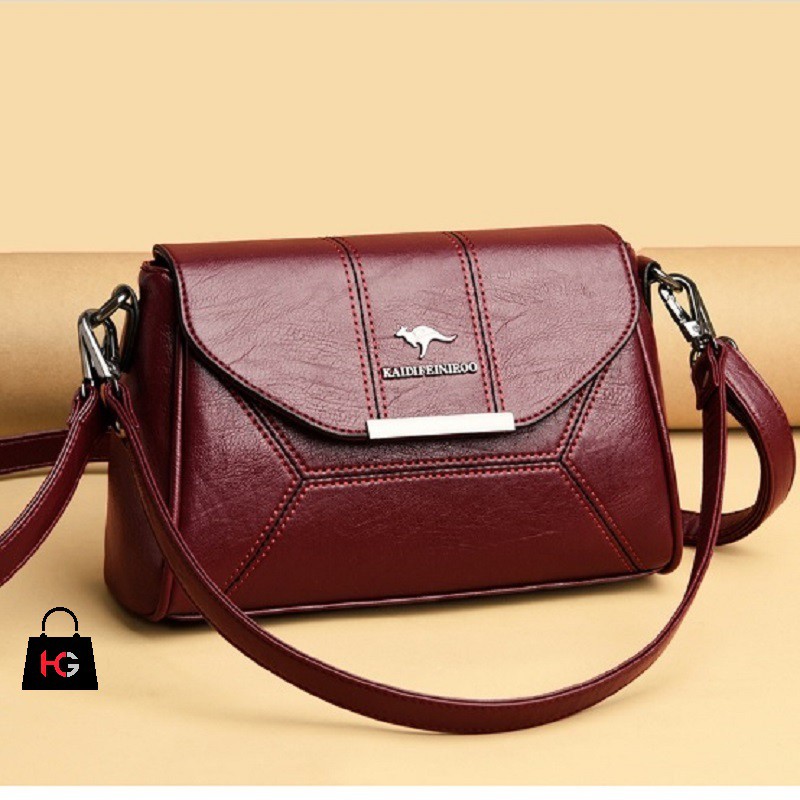 Túi Xách Nữ Da Cừu(Da Thật  100%) Túi Xách Đeo Chéo Đeo Vai Cao Cấp Da Siêu Mềm Mại Size 26cm