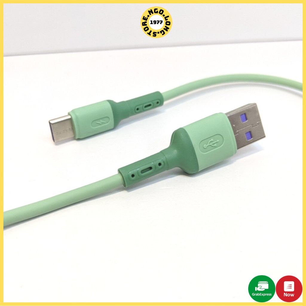 Dây cáp sạc nhanh 3A lightning type c micro usb, truyền dữ liệu