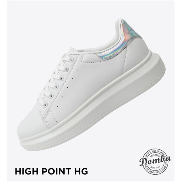 Giày Sneaker DOMBA HIGH POINT HG Auth (WHITEHOLOGRAM) ( Holo full gót Hologram) ( Có sẵn)