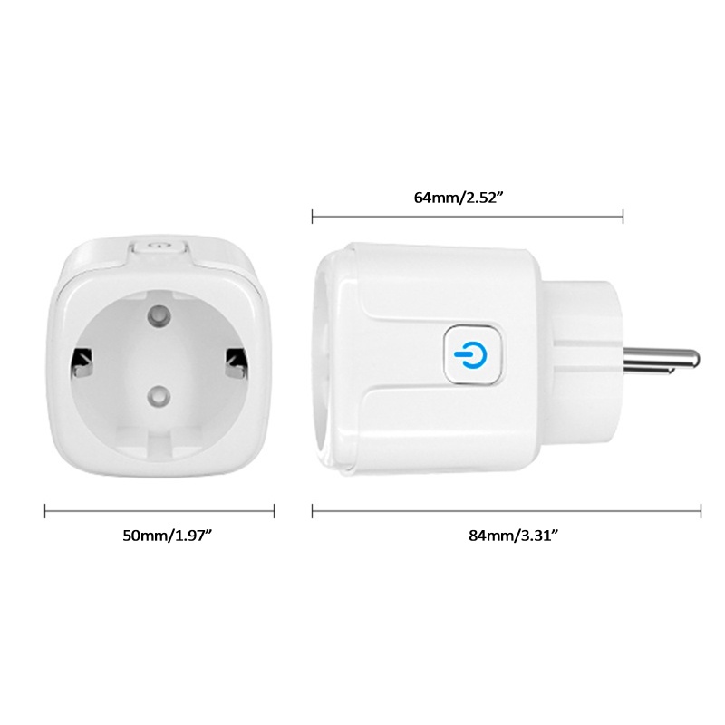 Ổ Cắm Wifi Thông Minh EU 16A 20A Alexa Điều Khiển Bằng Giọng Nói Tiện Dụng