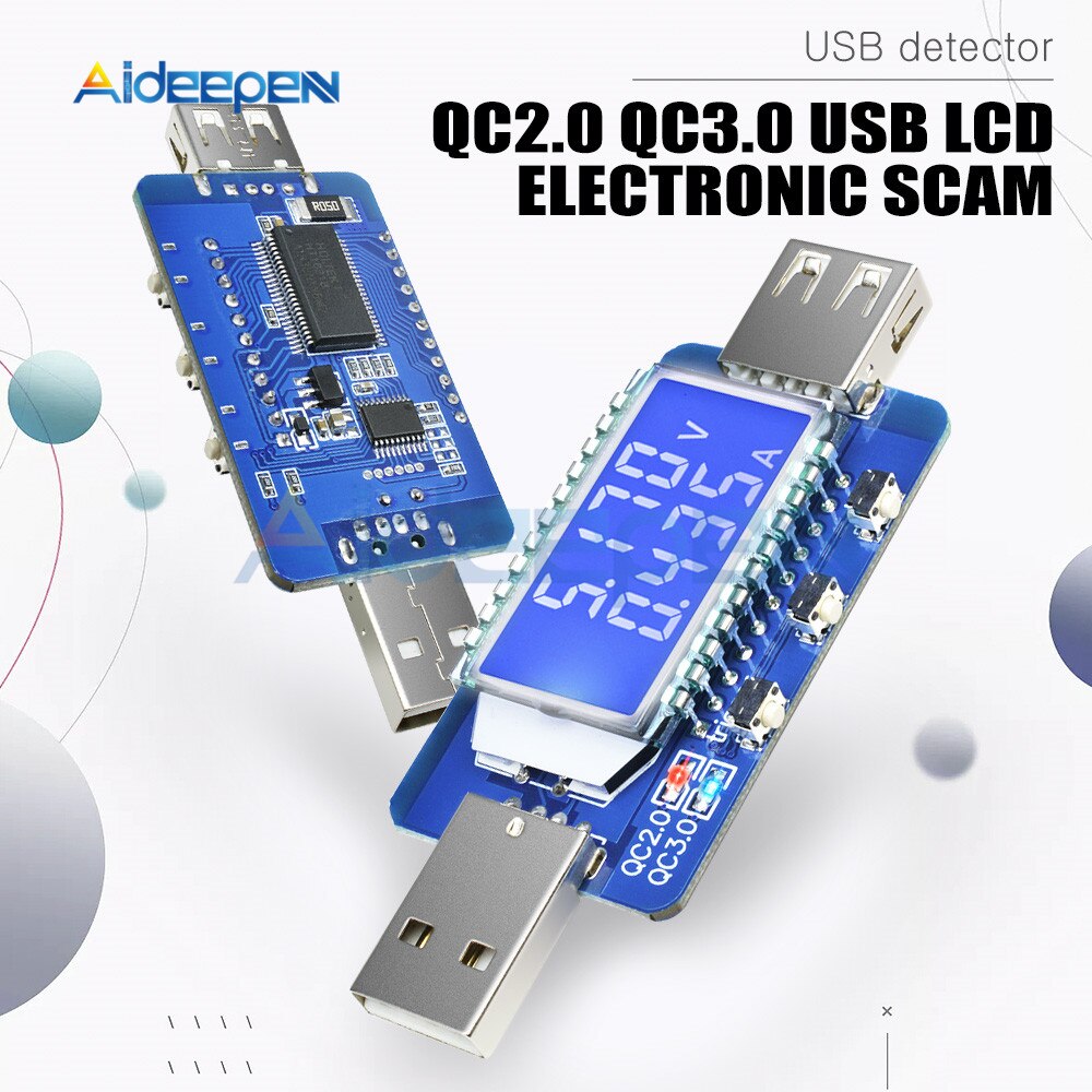 POWER Usb Kiểm Tra Điện Áp Qc2.0 Qc3.0 4v-28v | BigBuy360 - bigbuy360.vn