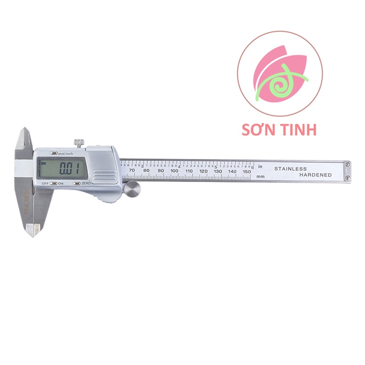 Thước kẹp điện tử MÀN HÌNH SỐ TOLSEN 35052 35053 chất liệu nhựa hoặc thép