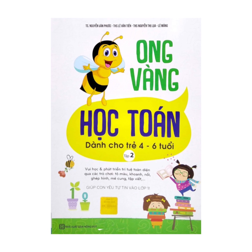 Sách - Ong Vàng Học Toán Dành Cho Trẻ 4 – 6 Tuổi (tập 2)
