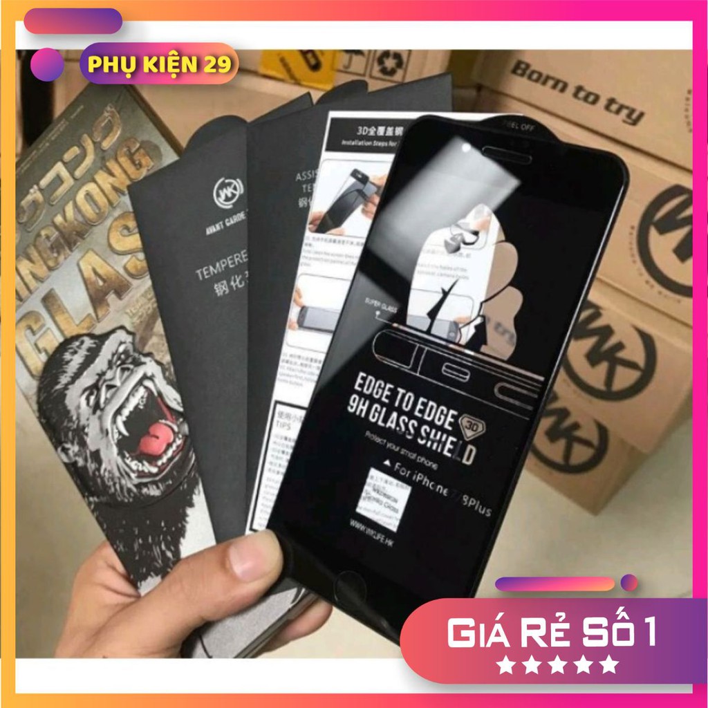 Kính Cường Lực Không Hộp KingKong Chính Hãng