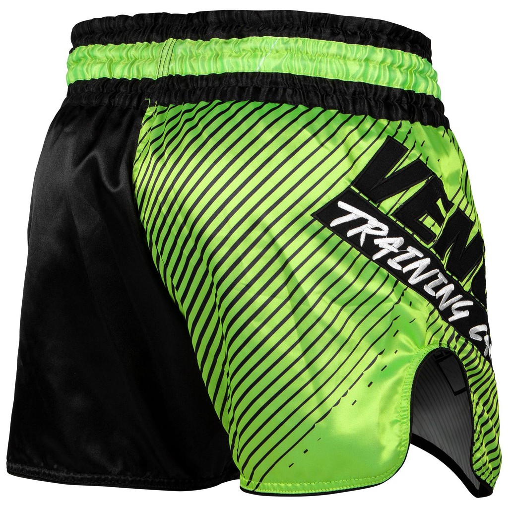 Quần Muay Thai Venum Training Camp - Black/Neo Yellow