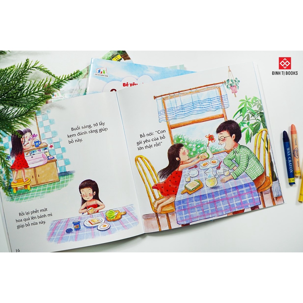SÁCH - Bé yêu cả nhà - Con yêu bố lắm