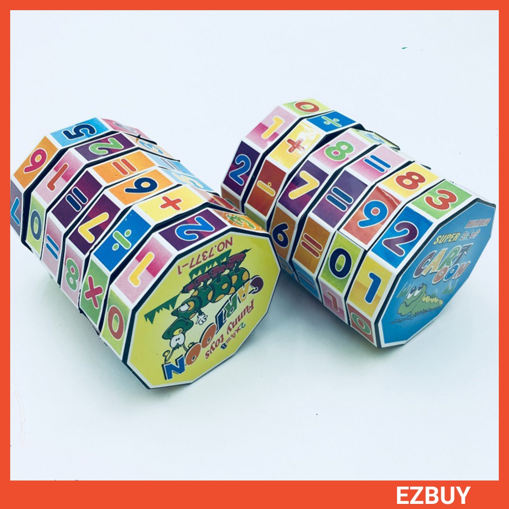 Khối xoay cube học toán nhiều màu sắc thú vị cho bé