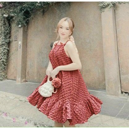 ĐẦM HOA CÚC BABYDOLL BẦU BÌ BON CHEN BG99201
