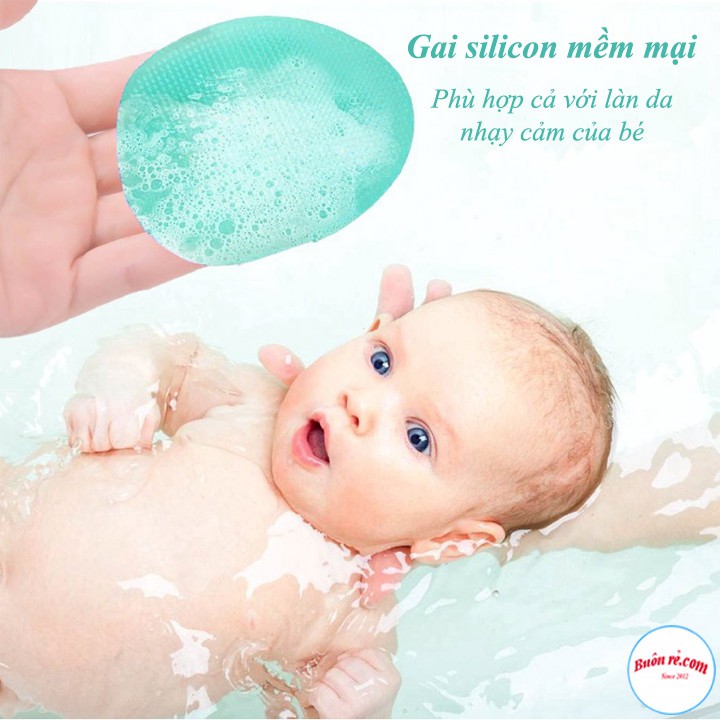 Miếng cọ rửa mặt silicon – massage mặt tẩy sạch tế bào chết, làm sạch lỗ chân long siêu tiện dụng 00905