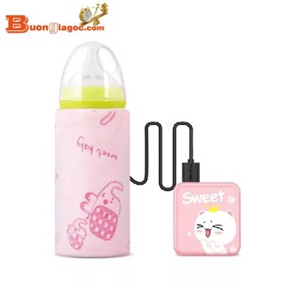 Túi ủ ấm bình sữa thái lan (có giây sạc usb)